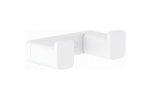 Крючок двойной Hansgrohe AddStoris белый матовый