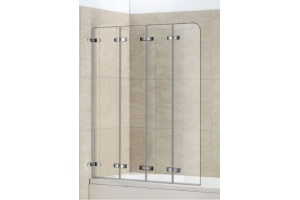 Шторка на ванну Weltwasser WW100 100ZD4-100х140 хром (10000002761)