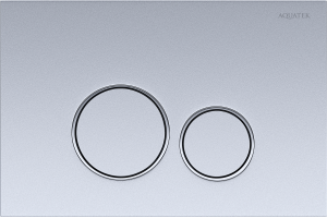 Кнопка смыва Акватек KDI-0000019 матовая, хром