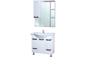 Мебель для ванной Bellezza Белла Люкс 75 белая