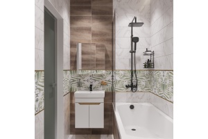 Тумба с раковиной DIWO Архангельск 50 дуб сонома, подвесная - 2