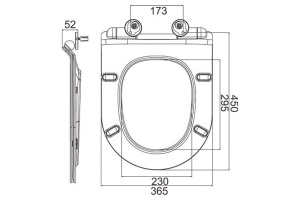 Крышка-сиденье BelBagno Ancona с рисунком (BB2004SC-WTP) - 2
