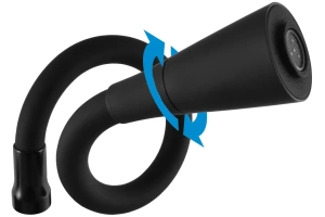 Смеситель для кухни Rav Slezak Sazava с гибким изливом черный матовый - хром - 3