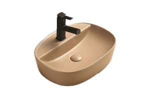 Раковина накладная CeramaLux NC 50.5 см капучино матовый (78239XMC-1)