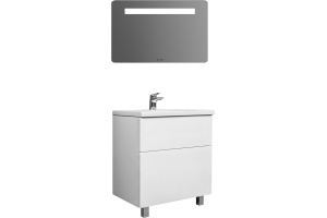 Тумба с раковиной Am.Pm Gem 75 белый глянец, с 2 ящиками - 2