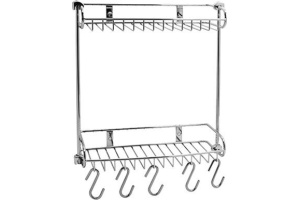 Полка Wasserkraft K-1422 2-ярусная, с крючками