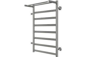 Водяной полотенцесушитель Terminus Хендрикс П8 500x800 с полкой Хром боковое подключение - 2