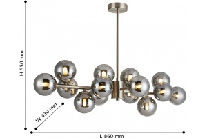 Люстра на штанге Favourite Varietas 2650-14P - 2