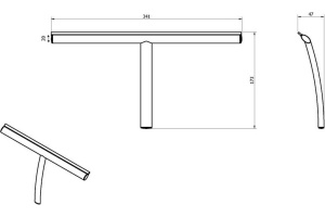 Скребок Black&White Swan SN-2183 - 2