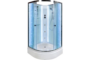 Душевая кабина Deto EM 90х90 (EM2790NLED+GM)