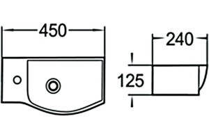 Рукомойник SantiLine SL-2012R - 2