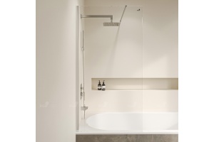 Шторка на ванну RGW Screens SC-051 60x150 профиль хром стекло прозрачное - 2