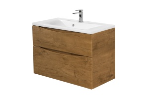 Тумба с раковиной BelBagno Marino 80 светлое дерево - 3