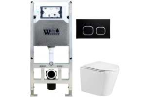 Комплект Weltwasser AMBERG 506 ST + SALZBACH 004 GL-WT + AMBERG RD-BL (10000006927)