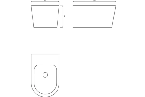 Биде подвесное beWash Albano белый - 3