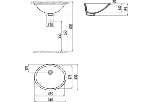 Раковина Creavit TP214 - 2