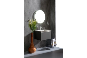 Тумба под раковину Armadi Art Vallessi 60 черный матовый - 3