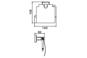 Держатель туалетной бумаги Gappo G38 G3803 - 2