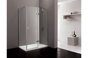 Душевой уголок Cezares Verona 90х100 хром стекло прозрачное - 3