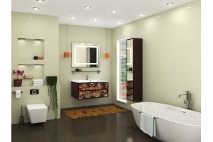 Зеркало Aquaton Римини 100 с подсветкой и подогревом - 3