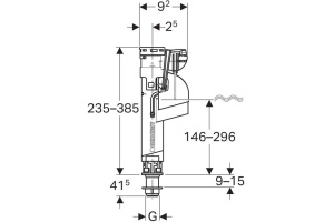 ImpulsBasic230, сливной клапан, двойной смыв (запасной) - 3