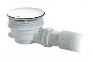 Сифон для поддона Cezares CZR-01-90 хром - 2