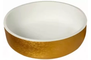 Раковина накладная Armadi Art NeoArt Corian 40 золото