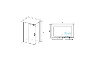 Душевой уголок Rgw Tornado (02074438-11) - 3