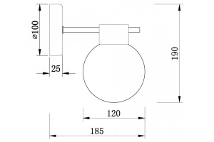 Бра Freya Gatsby FR5233WL-01BS - 2