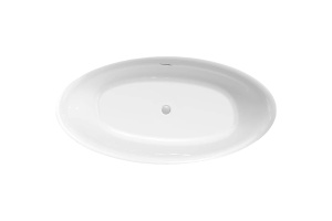 Акриловая ванна Black&White Swan 180х90 белая без гидромассажа - 3