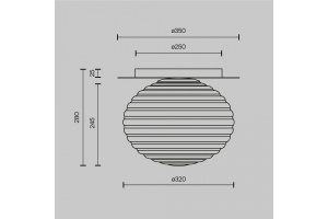 Накладной светильник Maytoni Reels MOD268CL-01B - 3