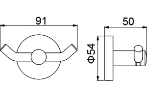 Крючок Timo Saona 13012/03 - 2