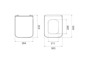 Сиденье для унитаза Boheme Zen белое глянцевое с микролифтом - 2