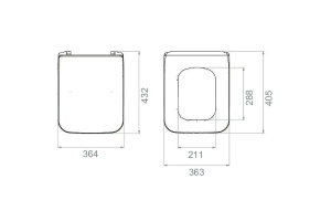 Сиденье для унитаза Boheme Zen белое матовое с микролифтом - 2