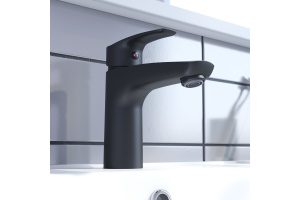 Смеситель IDDIS Ray для раковины, черный RAYBL00i01 - 3