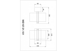 Бра Wertmark Paula WE157.01.101 - 2