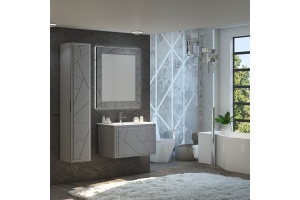 Шкаф-пенал Opadiris Луиджи 35 серый - 3