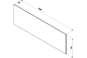 Экран фронтальный Berges 150 белый - 2