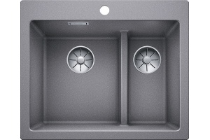 Мойка из гранита Blanco Pleon серый (521691)