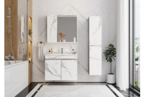 Тумба под раковину Onika Марбл 75 мрамор/камень бетонный (107517) - 2