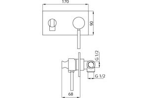 Гигиенический душ Cezares OLIMP (OLIMP-DIF-02-L) - 2