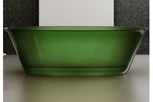Ванна из полиэфирной смолы Abber Kristall 170х75 зеленый