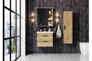 Тумба под раковину Onika Легран COMO-60 дуб галифакс (106142) - 2