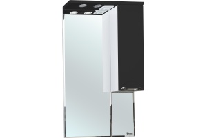 Зеркало-шкаф Bellezza Альфа 55 R черный