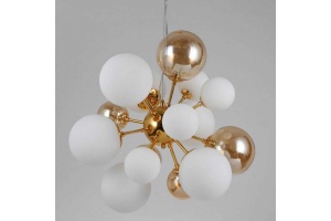 Подвесная люстра LUMINA DECO Galaksida LDP 8565-10/16 GD+TEA - 3