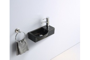 Раковина подвесная Ceramalux N 40 черный (7947ALMB) - 2