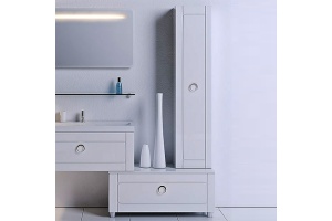 Шкаф-пенал Aqwella 5 stars Инфинити П35 подвесной белый - 2