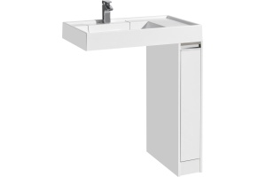 Тумба с раковиной AQUATON Лондри 80 L, под стиральную машину - 3