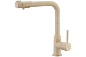 Смеситель Kaiser Teka 13044-4 для кухонной мойки, песочный мрамор