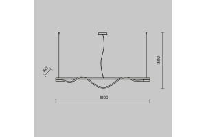 Подвесной светильник Maytoni Tau MOD166PL-L20G3K - 3